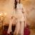 Chiku embroidered crunchy silk blend short kurti palazzo set