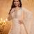 Chiku embroidered crunchy silk blend short kurti palazzo set