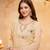 Yellow embroidered kurta palazzo set with dupatta