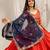 orange rayon printed gota patti circular lehenga Lehenga Choli for Navratri - full stitched free size