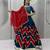 dark blue cotton-poly printed zari work circular lehenga Lehenga Choli for Navratri