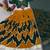 yellow cotton-poly printed mirror work circular lehenga Lehenga Choli for Navratri