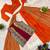 orange rayon plain mirror work a line lehenga Lehenga Choli for Navratri - full stitched free size