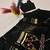 black cotton-poly plain mirror work circular lehenga Lehenga Choli for Navratri