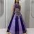 purple silk blend plain thread work circular lehenga Lehenga Choli for Navratri