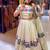 cream cotton-poly embroidered mirror work circular lehenga Lehenga Choli for Navratri - full stitched free size