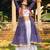 blue cotton-poly plain bandhej circular lehenga Lehenga Choli for Navratri- free size