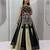 black silk blend plain thread work circular lehenga Lehenga Choli for Navratri