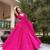 pink georgette printed bandhej circular lehenga Lehenga Choli for Navratri