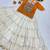 white silk blend plain mirror work circular lehenga Lehenga Choli for Navratri