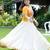 white silk blend plain mirror work circular lehenga Lehenga Choli for Navratri