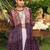 purple cotton-poly plain bandhej circular lehenga Lehenga Choli for Navratri- free size