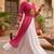 white rayon plain patch work a line lehenga Lehenga Choli for Navratri