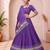 Navratri Purple Cotton Poly Plain Lehenga Choli