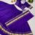 Navratri Purple Cotton Poly Plain Lehenga Choli