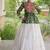Navratri White Cotton Poly Plain Lehenga Choli