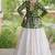 Navratri White Cotton Poly Plain Lehenga Choli