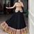 black rayon printed patch work circular lehenga Lehenga Choli for Navratri