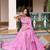 green georgette printed bandhej circular lehenga Lehenga Choli for Navratri