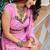 green georgette printed bandhej circular lehenga Lehenga Choli for Navratri