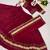 Navratri Maroon Cotton Poly Plain Lehenga Choli