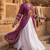 white rayon plain patch work a line lehenga Lehenga Choli for Navratri