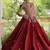 Navratri Maroon Cotton Poly Embroidered Lehenga Choli
