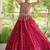 Navratri Rani Pink Cotton Poly Embroidered Lehenga Choli