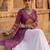 white rayon plain patch work a line lehenga Lehenga Choli for Navratri