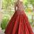 Navratri Orange Cotton Poly Embroidered Lehenga Choli