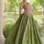 Navratri Green Cotton Poly Embroidered Lehenga Choli