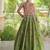 Navratri Green Cotton Poly Embroidered Lehenga Choli