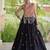 Navratri Black Cotton Poly Embroidered Lehenga Choli