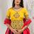 Navratri Multicolor Cotton Poly Embroidered Lehenga Choli - full stitched free size