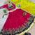 Navratri Rani Pink Rayon Embroidered Lehenga Choli - full stitched free size