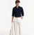 Men's Plain Dark Navy Blue Spread Collar Cotton Blended Casual Wear Shirt