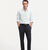 Men's Plain White Spread Collar Cotton Blended Casual Wear Shirt