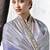 shaded blue silk blend designer border festive wear saree 