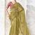 olive silk blend designer border with sequience work festive wear saree 