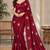 Premium satin floral bits sequence party wear saree