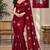 Premium satin floral bits sequence party wear saree