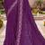 Wine sequin embroidered work georgette designer saree for women