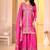 Designer sharara suit with sequence and embroidered work