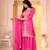 Designer sharara suit with sequence and embroidered work