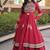 Kora Cotton Lehenga Choli Set With Zari And Mirror Lace Work