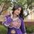 Kora Cotton Lehenga Choli Set With Zari And Mirror Lace Work
