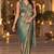 rama floral embroidered patch nc satin ready to wear party wear saree with stitched blouse