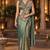 rama floral embroidered patch nc satin ready to wear party wear saree with stitched blouse