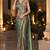 rama floral embroidered patch nc satin ready to wear party wear saree with stitched blouse