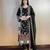 Designer sequence embroidered kaftaan with pant and dupatta